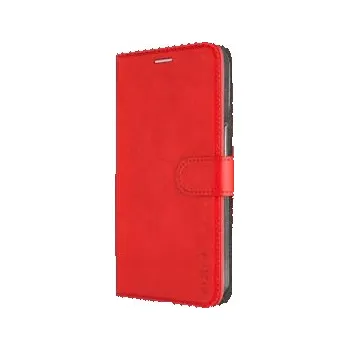 Pouzdro na mobilní telefon FIXED Pouzdro typu kniha Opus pro Apple iPhone 16 Pro, červené