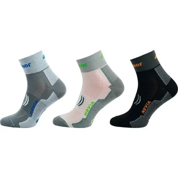 Dámské ponožky Dámské a pánské ponožky NOVIA | Sport collection OUTDOOR 1204 Velikost: 30-31 ( 44-45 ), Barava: šedá