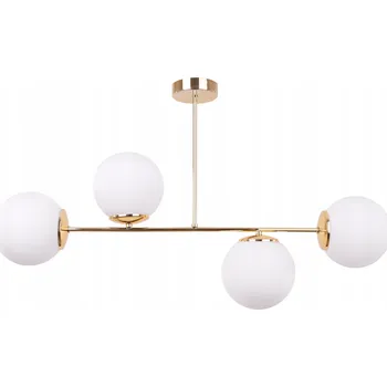 ZÁVĚSNÉ STROPNÍ SVÍTIDLO ZLATÝ LUSTR DO KUCHYNĚ OBÝVACÍHO POKOJE JÍDELNY GLAMOUR LOFT