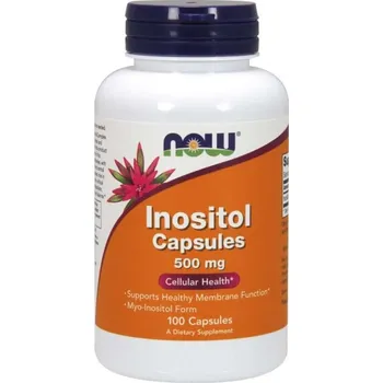 Fitness strava Inositol 500 mg - NOW Foods Kapsle: 100 kaps.