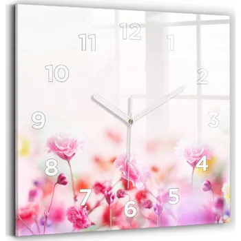 Hodiny Nástěnné hodiny Wallfluent bílé 30 cm