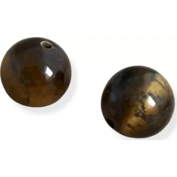 Drahý kámen Kulička tygřího oka 10mm - 10 ks