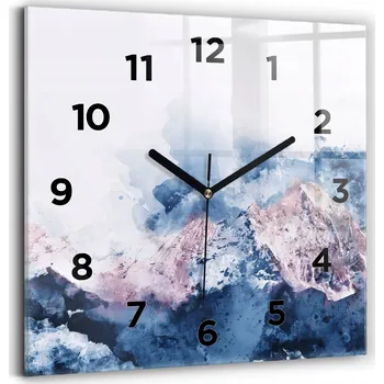 Hodiny Nástěnné hodiny Wallfluent modré 30 cm