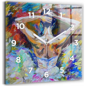 Hodiny Nástěnné hodiny Wallfluent černé 30 cm