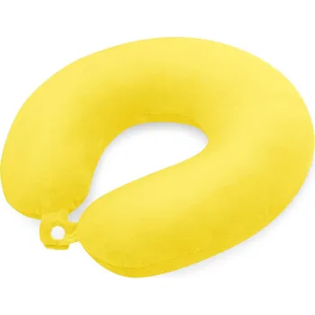 Cestovní polštářek KUFRYPLUS Cestovní polštářek s paměťovou pěnou TPMF43 žlutý