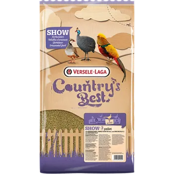 Krmivo pro ptáka VERSELE-LAGA SHOW 3 Pelety 2mm pro okrasnou drůběž- bažanty,koroptve,perličky a křepelky 20kg