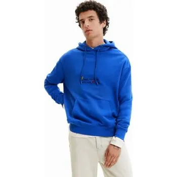 Pánská mikina Mikina Desigual Pol azul klein velikost XXL