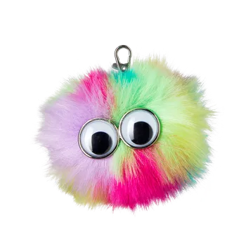 Školní batoh Ergobag Hangies - Plyšový přívěsek - Růžovo zelený