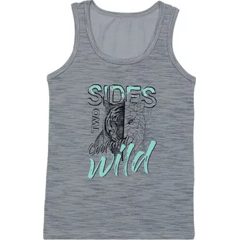 Evona Chlapecký nátělník se širokými ramínky B šedá Velikost: 134