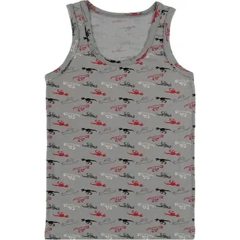 Dámské spodní prádlo Evona Chlapecký nátělník se širokými ramínky F šedá Velikost: 122