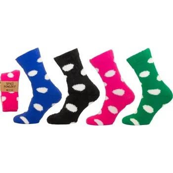 Dámské ponožky Dámské ponožky NOVIA | spací puntík 1266 Velikost: UNI ( 36-40 ), Barava: zelená