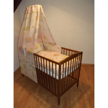 Povlečení Nebesa na postýlku Hrošíci růžová