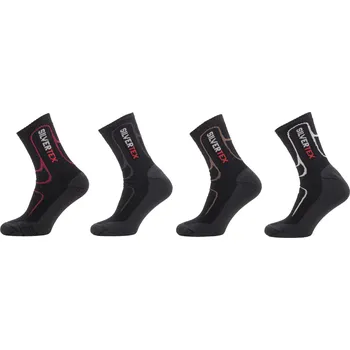 Dámské ponožky Dámské a pánské ponožky NOVIA | Silvertex Plus 1255 Velikost: 26-27 ( 39-41 ), Barava: hnědá