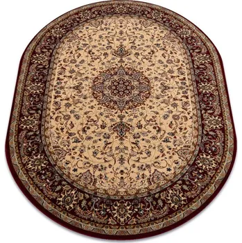 Koberec Koberec POLONIA Beshir rozeta, světlý rubín ovál