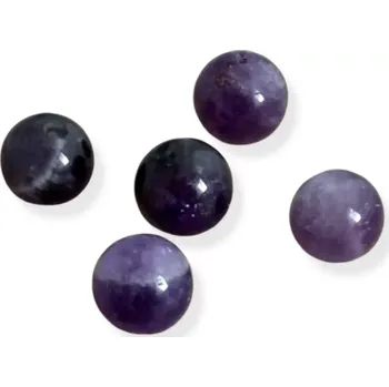 Drahý kámen Ametyst kulička 8mm - 10 ks