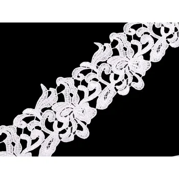 Krajka Vyšívaná krajka šíře 70-75 mm