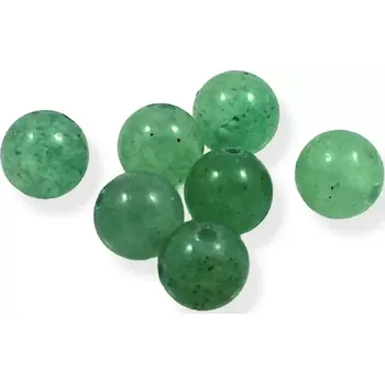Drahý kámen Kulička aventurínová 6mm - 10 ks