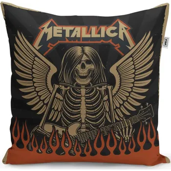 Polštář Dekorační polštář METALLICA Padlý anděl - Sablio - 50x50 cm
