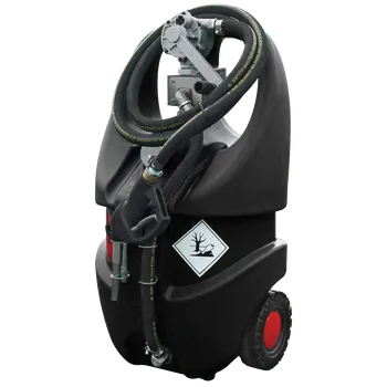 Palivová nádrž Mobilní nádrž na benzín 55 litrů - ruční rotační čerpadlo