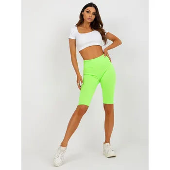 Dámské kraťasy Neonově zelené biker shorts EM-LG-574-1.40-fluo green Velikost: ONE SIZE
