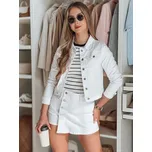 Bílé džínové kraťasy se vzhledem sukně SUMERLUXE SY0338 Velikost: XL