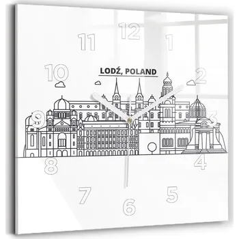 Hodiny Nástěnné hodiny Wallfluent černé 30 cm