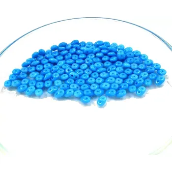 Korálek Korálky skleněné rokajl Matubo SuperDuo modrá - sáček