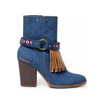 Chlapecké tenisky Boty Desigual Folk Exotic denim medium wash velikost 38