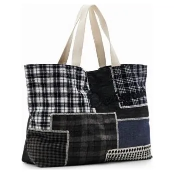 Kabelka Desigual Shopper India negro velikost U