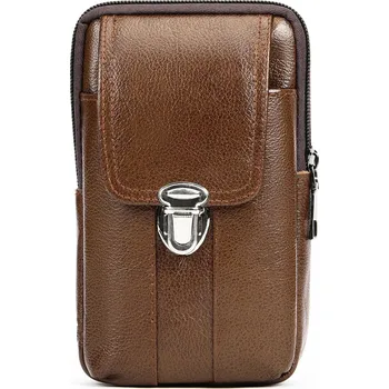 Ledvinka Pánské pouzdro se zapínáním Barva (Varianta): Kávová