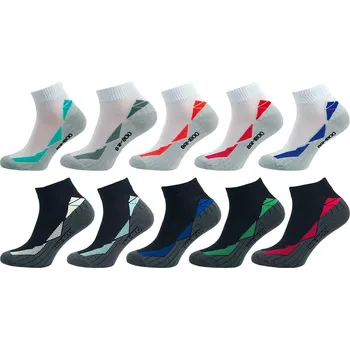 Dámské ponožky Dámské a pánské ponožky NOVIA | bambusové polofroté sport 1036 - balení 5 párů Velikost: 28-29 ( 42-43 ), Barava: bílá