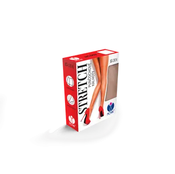 Dámské ponožky Punčochové kalhoty NOVIA | Stretch D02 Velikost: 164/108, Barava: černá ( 999 )