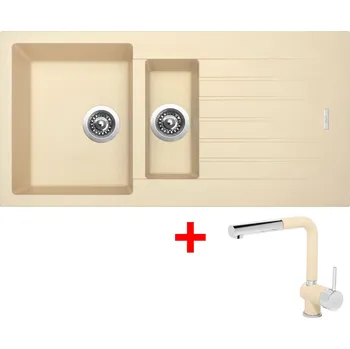 Granitový dřez Sinks PERFECTO 1000.1 Sahara + Mix 3 P GR