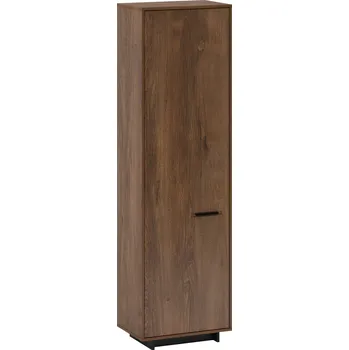 Šatní skříň Policová skříň DELIS V1 levá, dub bolzano/černá