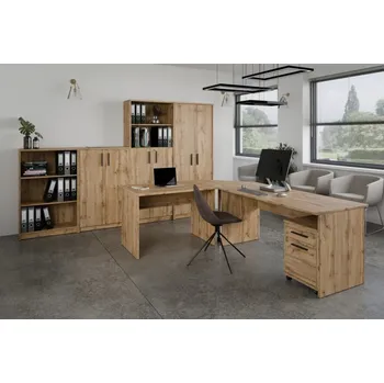 Kancelářská sestava Kancelářská sestava NEJBY GIANNI 11, dub wotan + vyzvednutí ZDARMA