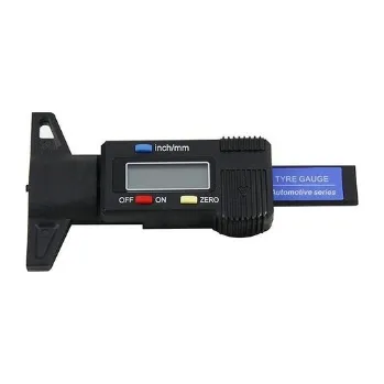Měřič hloubky dezénu pneumatik, digitální, 0 - 25,4 mm - JONNESWAY AG010205