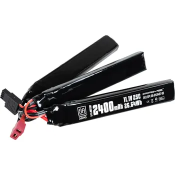 Baterie pro airsoftovou zbraň Li-Pol akumulátor Specna Arms x Gens Ace 11,1V 2400mAh 25C - 3 díly, Dean-T, G-Tech