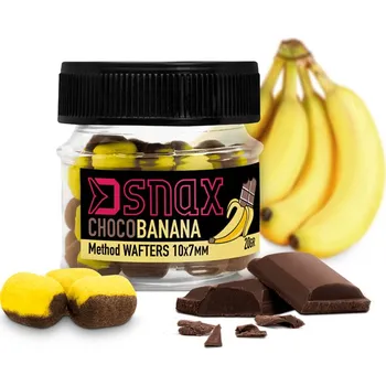 Boilies Delphin Nástraha D Snax Waft Čokoláda Banán 10x7mm 20g