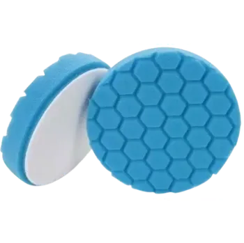 Lešticí kotouč ANGELWAX Hexcentric Foam pad blue - Měkký leštící kotouč 80/100