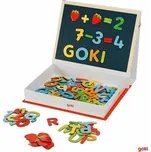 Magnetická kniha Malá škola - Goki s písmeny a čísly