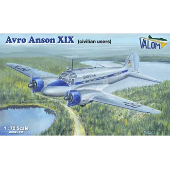 Plastikový model 1/72 Avro Anson XIX (Civilian Users)