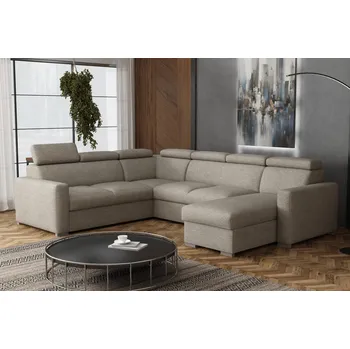 Sedací souprava Sedací souprava Petrit U pravá Aragon hnědošedá