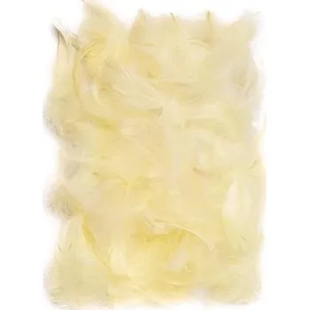 dpCraft Peří 5-12 cm, 10 g, ecru