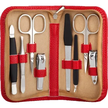 Manikúrní souprava světle červená