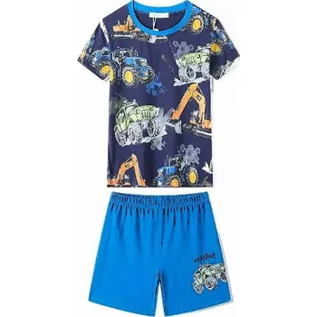 Chlapecké pyžamo KRAŤASY A TRIČKO SET Velikost: 98, Barva: Tmavě modrá