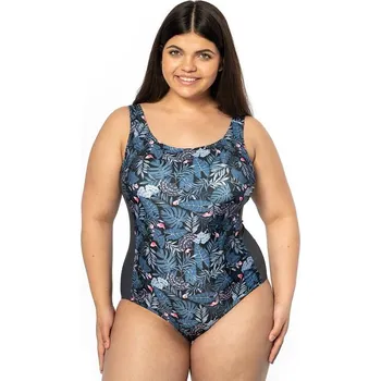Dámské plavky Zeštíhlující jednodílné plavky Kréta s poupaty L