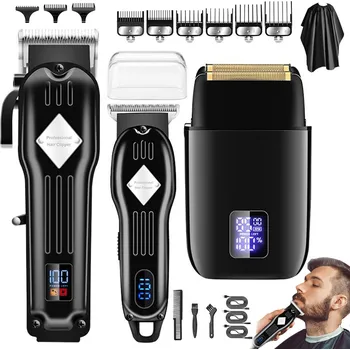 Pánský zastřihovač 3 ks Sada zastřihovačů Profesionální i domácí použití