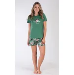 Dámské pyžamo šortky Beautiful - smaragdová - S