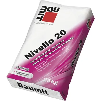 Stavební pojivo Baumit Nivello 20 samonivelační stěrka 25 kg