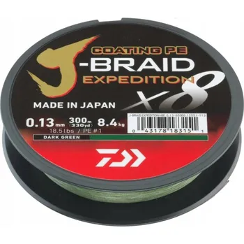 DAIWA J-BRAID ŠŇŮRA X8E 300m-0,20mm